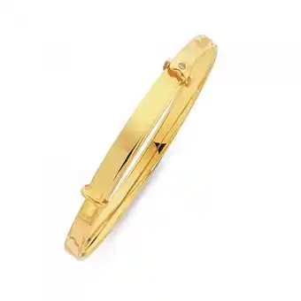 9ct gold children's diamond bangle