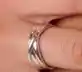 Goldmark Sterling silver cubic zirconia ring offer