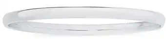 Goldmark Sterling silver 5mm 62mm oval comfort fit bangle offer