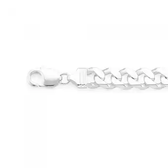 Goldmark Sterling silver 21cm solid curb gents bracelet offer