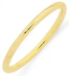 Goldmark 9ct gold 1.5mm plain stacker ring offer