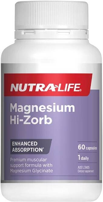 healthylife Nutra-life magnesium hi-zorb 60 capsules offer
