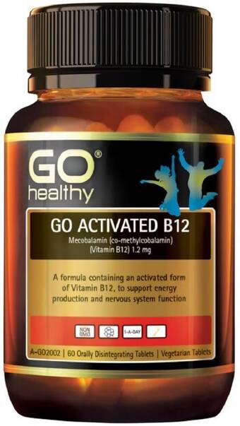 healthylife Go healthy activated b12 60 tablets offer