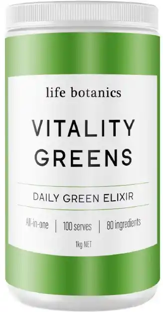 healthylife Life botanics vitality greens 1kg offer