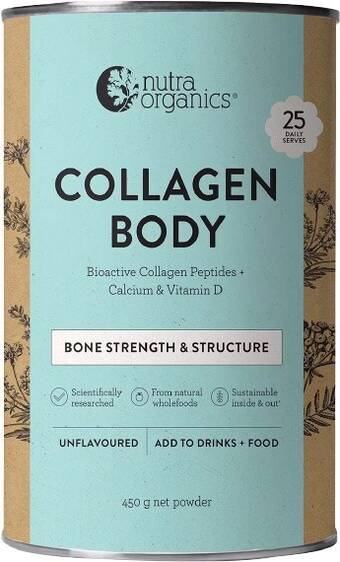 healthylife Nutra organics collagen body bone strength & structure powder 450g offer