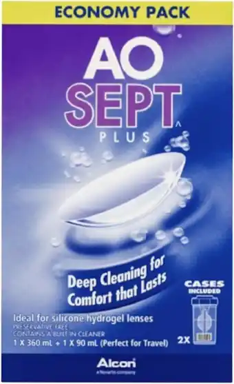 Aosept plus plus economy pack 360ml + 90ml