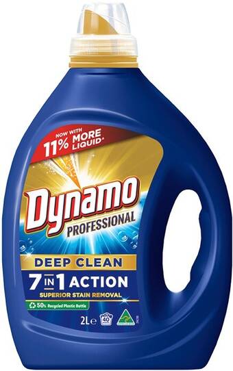IGA Dynamo professional laundry liquid 2 litre selected varieties offer