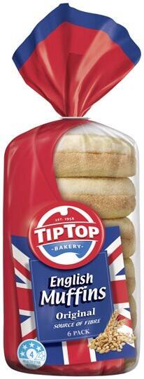 IGA Tip top muffins 6 pack selected varieties offer