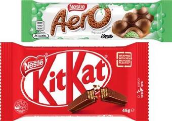 IGA Nestlé medium bars, smarties or violet crumble 35‑50g selected varieties offer