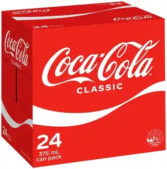Coca‑cola 24x375ml selected varieties