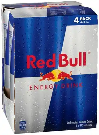IGA Red bull energy drink 4x473ml offer