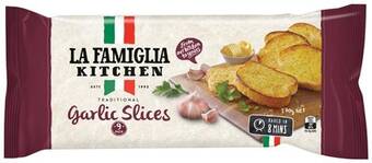 IGA La famiglia kitchen traditional garlic slices 270g offer