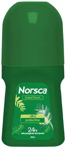 Norsca forest fresh roll‑on antiperspirant deodorant 50ml