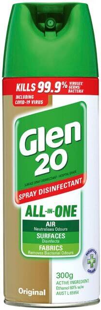 IGA Glen 20 spray disinfectant 300g selected varieties offer