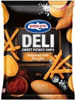 IGA Birds eye deli sweet potato chips seasoned with paprika 600g offer