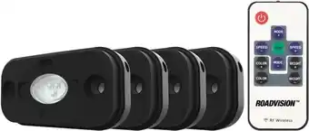 Autobarn Roadvision led 4 piece rock light kit offer