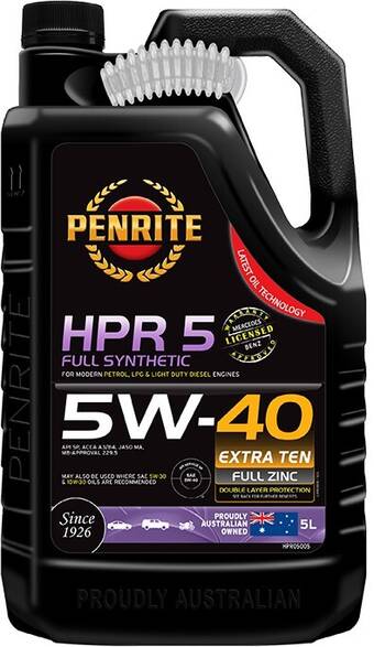 Autobarn Penrite full synthetic 5w40 5l offer
