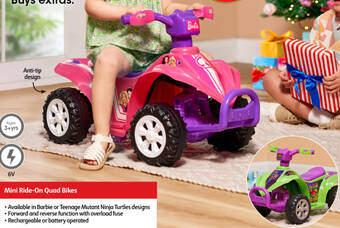 Coles Mini Ride-On Quad Bikes offer