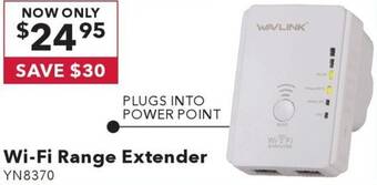 Jaycar Electronics Wi-Fi Range Extender offer