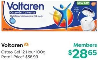 National Pharmacies Voltaren Osteo Gel 12 Hourly 100g offer