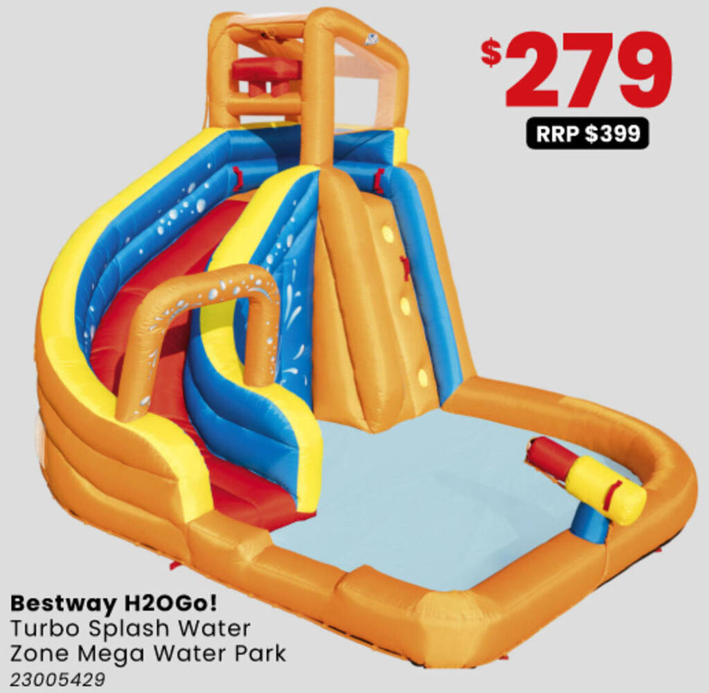 Bestway H20Go! Turbo Splash Water Zone Mega Water Park offer at Toymate