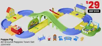 Toymate Peppa Pig All Around Peppas Town Set offer