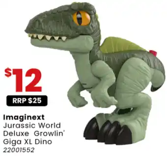 Toymate Imaginext Jurassic World Deluxe Growlin' Giga XL Dino offer