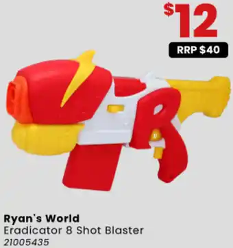 Toymate Ryan's World Eradicator 8 Shot Blaster offer