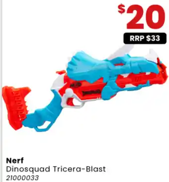 Toymate Nerf Dinosquad Tricera-Blast offer