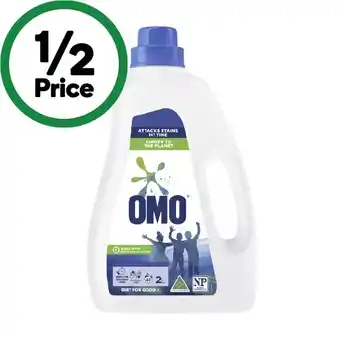 Woolworths Omo laundry liquid 2 litre or powder 2 kg offer