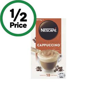 Woolworths Nescafe coffee sachets pk 8-10 offer