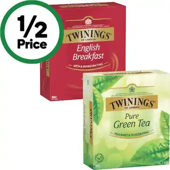 Woolworths Twinings tea bags pk 80-100 offer