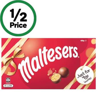 Woolworths Maltesers gift box 400g offer