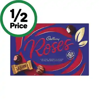 Woolworths Cadbury roses 420g offer