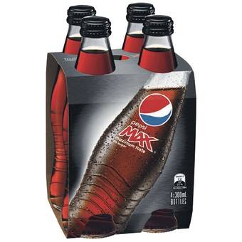 Woolworths Pepsi max soft drink bottles 4 x 300ml offer