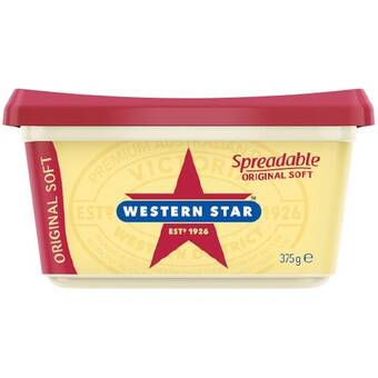 Woolworths Western star spreadable 375g – from the fridge offer