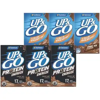 Woolworths Sanitarium up&go or up&go energize 3 x 250ml offer