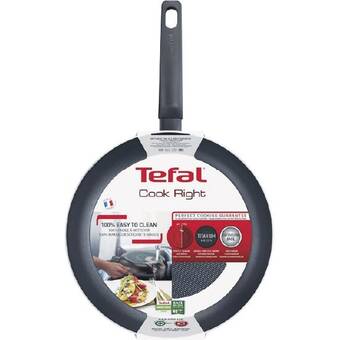 Woolworths Tefal cook right black frypan 32cm offer