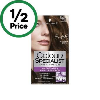 Woolworths Schwarzkopf colour specialist hair colour offer