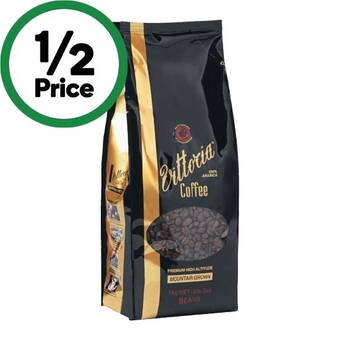 Woolworths Vittoria mountain grown coffee 1 kg offer