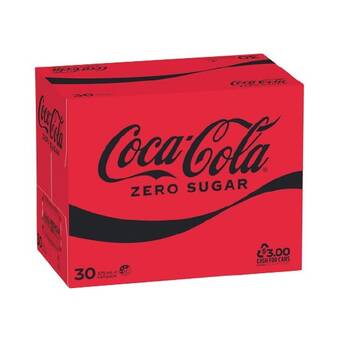 Woolworths Coca-cola classic, zero sugar or diet soft drink varieties 30 x 375ml offer