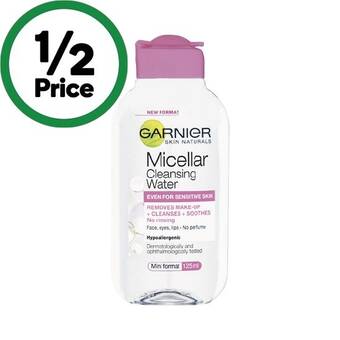 Woolworths Garnier micellar cleansing water 125ml offer