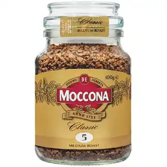 Woolworths Moccona freeze dried coffee 100g offer