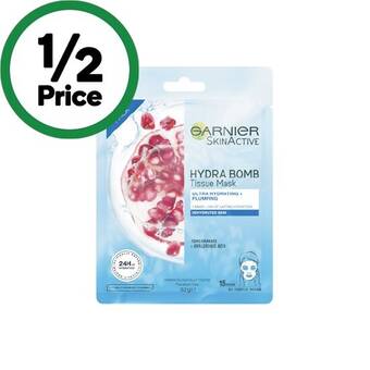 Woolworths Garnier hydra bomb tissue face mask offer