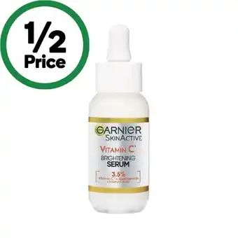 Woolworths Garnier vitamin c brightening serum 30ml offer