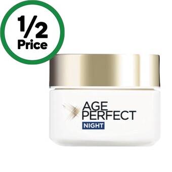 Woolworths L’oreal age perfect face cream for night 50ml offer