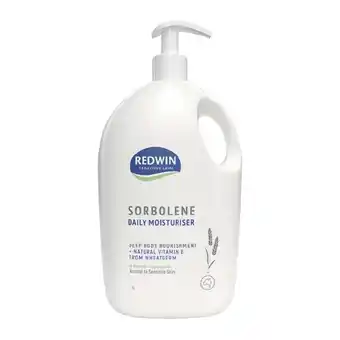 Woolworths Redwin sorbolene daily moisturiser 1.1 litre offer