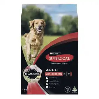 Woolworths Supercoat dry dog food 2.6-2.8 kg offer