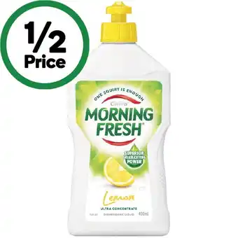Woolworths Morning fresh dishwashing liquid 400ml offer