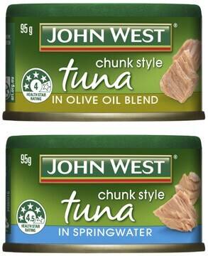Coles John west tuna tempters 95g offer